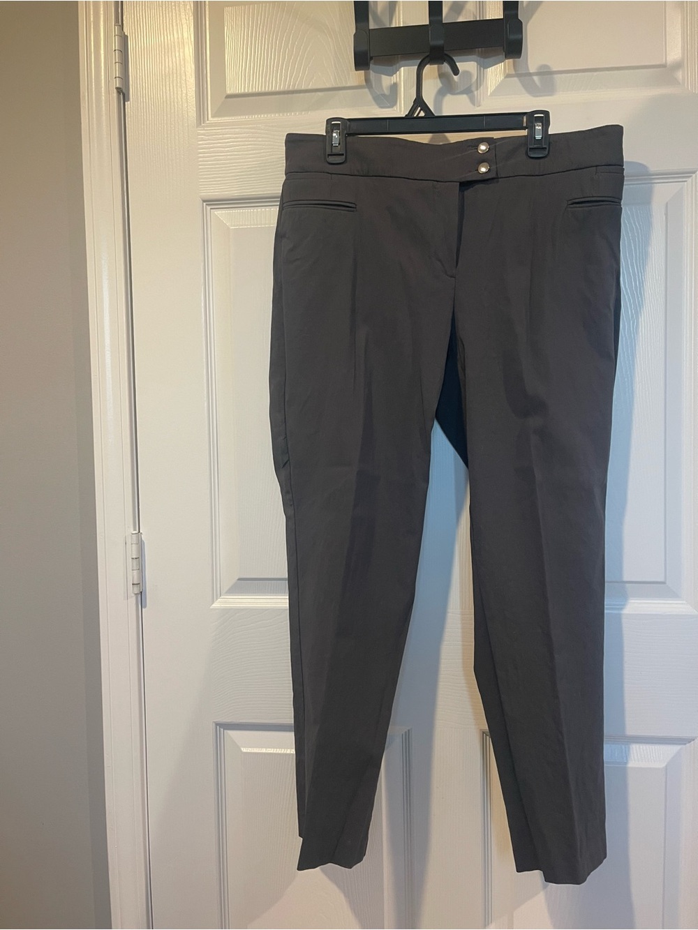 Style & Co Women’s Size 16S Straight Dress Pants - Dark Gray